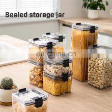 7 Piece Airtight Stackable Food Containers Fridge Plastic Organizer Food Storage Boxes Bins Lid 7pcs Food Storage Set thumbnail-4