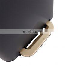 30L Big Dustbin Metal Trash Can With Slim Cover Garbage Waste Bin Bucket Kitchen Dustbin thumbnail-5