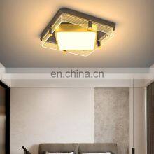 New Product Decoration Indoor Black Gold Bedroom Living Room Iron Acrylic Modern LED Ceiling Lamp thumbnail-3