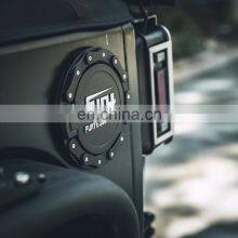 Chain 4x4 Gas Fuel Tank Cap Cover for Jeep Gas Cover for Wrangler JK Unlimited Off Road Exterior Accessories Parts thumbnail-3