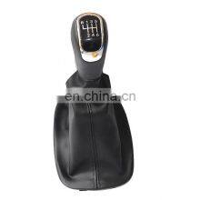 5/6 Speed Chrome & Leather Manual Gear Shift Knob Shifter Lever Handle Stick For Skoda Fabia 1 MKI 2000 -2008 thumbnail-5