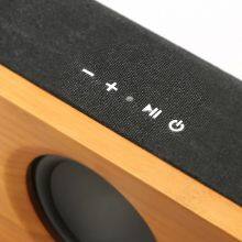 25W Bluetooth Speaker (A320) With Super Bass, Loud Bamboo Wood Home Audio Wireless Speakers With Subwoofer thumbnail-4