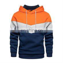 Brand Streetwear Patchwork Hoodie Sweatshirt Men Hip Hop Hooded Slim Fit Casual Hoody Mens Hoodie thumbnail-4