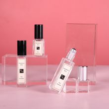 5ml 10ml 20ml high quality square glass perfume roll on bottle
