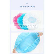 Gorro Desechable de Tela no Tejida, Gorro Azul ISO, SMS, 25gsm thumbnail-5