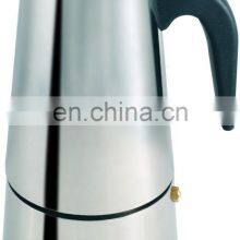 CHINA FACTORY 6 Cup Coffee Maker Stovetop Espresso Coffee Maker Moka Coffee Pot Stainless Steel thumbnail-3