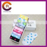 White Printed Cheap Made Paper Custom Made Sock Boxes thumbnail-1