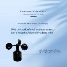 Wind Speed Sensor, Three-cup Anemometer, for Meteorological Research, Remote Monitoring, Meteorological Data Acquisition Transmitter, Wind Gauge thumbnail-3