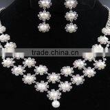 2016 Beads Jewelry Set Bridal Diamond Beads Exquisite Necklace Earring Set Supplier's Choice thumbnail-3