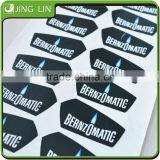 Matt Black Die Cut Chrome Label thumbnail-1