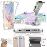 2016 TPU Crystal Clear Cover Full Body Protective Coverage Case Cover For Samsung Galaxy S7 Edge Cell phone cases