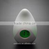 BL501 EN71 Approval Water Drop Shape Room Thermometer LED Color Changing Night Light