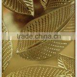 4mm Gloden Decorative Figured Mirror