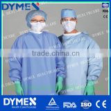 SMS Spunbond PP sterile disposable gown patient disposable Reinforced Surgical Gown
