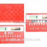 Promotional Gift Solar Power and Card Shape Mini Scientific Calculator / Electronic Gift Logo Custom Printed OEM Manufacturer thumbnail-5