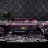 Purple Fabric Grace Sofa Set and Chair /Newest Italian Fabric Sofa Set Hot in EU Market YB44 thumbnail-1