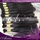 Natural Color Double Drawn Full Cuticel Indian Virgin Human Hair Bulk 1KG thumbnail-1