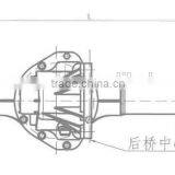 REAR DIFFERENTICAL AXLE FOR GOLF CAR thumbnail-2