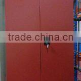 Red Door 100% Open Corner Closet Steel Clothes/file Storage Wardrobe Cabinet Furniture Inside Designed Due to Customer