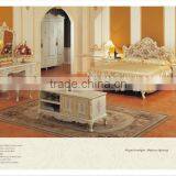 FP Classic Bedroom Furniture - Solid Wood Hand Carved Bedroom Set thumbnail-1
