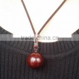 2016 Newest Design Indian Red Sandalwood Fashion Necklace Jewelry