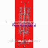 Metal Wire Rotating Floor Card Rack With SGS Certificate thumbnail-1