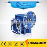 Electric DC motor worm gear speed reducers