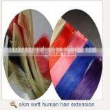 kind of colors and lengths pu tape skin weft remy hair human hair extension