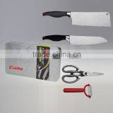 QANA Hot Sell Damascus Chef Knife Kitchen Knifes in Color Gift Box thumbnail-3
