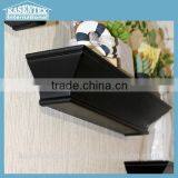 Black Three-piece Wooden Wall Mounted Rack thumbnail-2