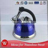 Colorful Non-electric Tea Kettle Stainless Steel Whistling Kettle thumbnail-2