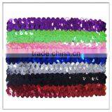 2014 new popular multicolor elastic sequin headband