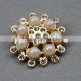 Fabulous Zinc Alloy Custom Rhinestone Cheap Crystal Metal Flower Brooch thumbnail-3