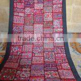 Vintage Sari Patchwork Tapestries thumbnail-1