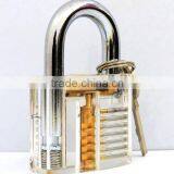 Hot Pick Cutaway Inside View Padlock Lock For Locksmith Practice Training Skill Transparent Practice Padlock thumbnail-4
