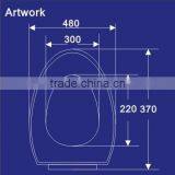 029 Toilet Seats; Sanitary Toilet Turkish Seats Lids Bathroom Polyresin Set to Brazil Markets thumbnail-2