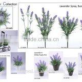 Artificial Flower Plastic Lavender Wreath thumbnail-2