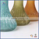 Good Quality Cheap Home Goods Vase Frosted Colored Long Neck Glass Vase thumbnail-4