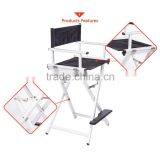CE Certificate Aluminum Director Chair Black Makeup Chair thumbnail-5