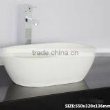 High Quality Solid Surface Art Basin Resin Wash Basin, Stone Resin Wash Basin, Wall Hung Wash Basin thumbnail-3