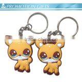 Wholesale Custom Animal Rubber Keychain