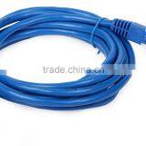 F06617 CAT6 CAT5E CAT5 RJ45 Ethernet Internet Patch Lan Cable Cord Blue M/M Network Cable Cord for WiFi Router thumbnail-2
