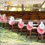 Outdoor Wedding Decoration Handmade Lovely Cute Paper Rosettes
