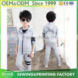 Wholesale Outdoor Sportwear Dry Fit Fastion Kid's Jacket Tracksuit thumbnail-3