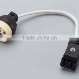 Black Plastic Protection End Ceramic GU10 Light Socket Quality Made Factory Price ce ul Vde thumbnail-6