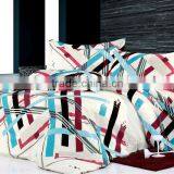 2014 New Design Beautiful Bed Sheet 100% Polyester Rainbow Bedding Set thumbnail-1