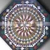 Marble Inlay Flooring , Marble Medallion , Stone Mosaic Medallion