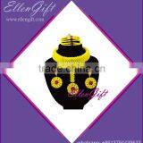 Costume African Beads Jewelry Set AJS4267 thumbnail-1