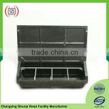 Double plastic pig feed water trough