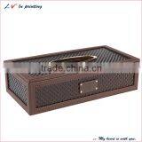 Professional Manufacture Unique Leather Tissue Box With High Quality Material in Shanghai thumbnail-2